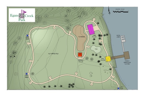 Egans Creek Site Plan
